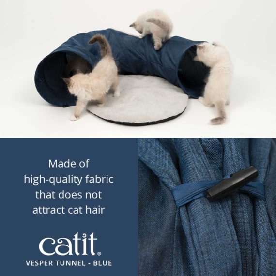 Catit Vesper Soft Foldable Play Furniture Tunnel 01