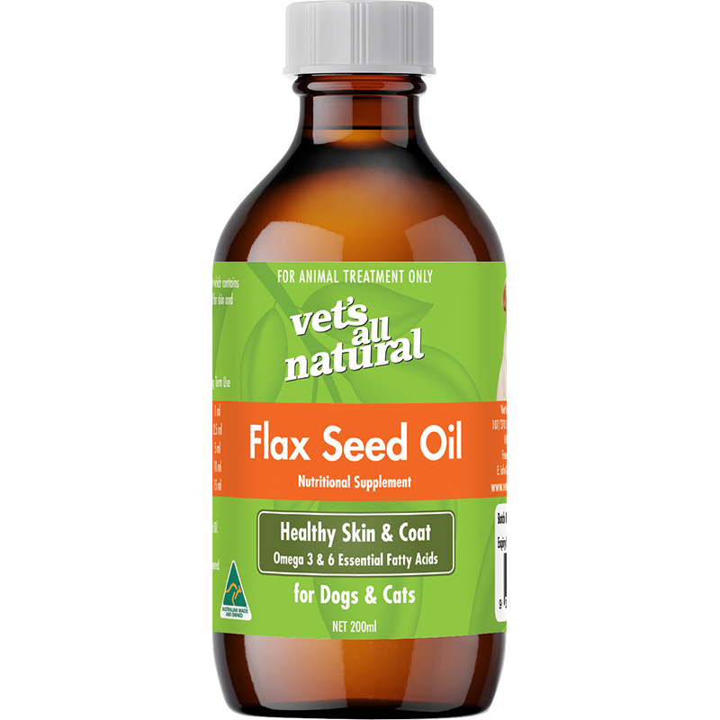 Vets All Natural Pet Supplements Flax Seed Oil PeekAPaw