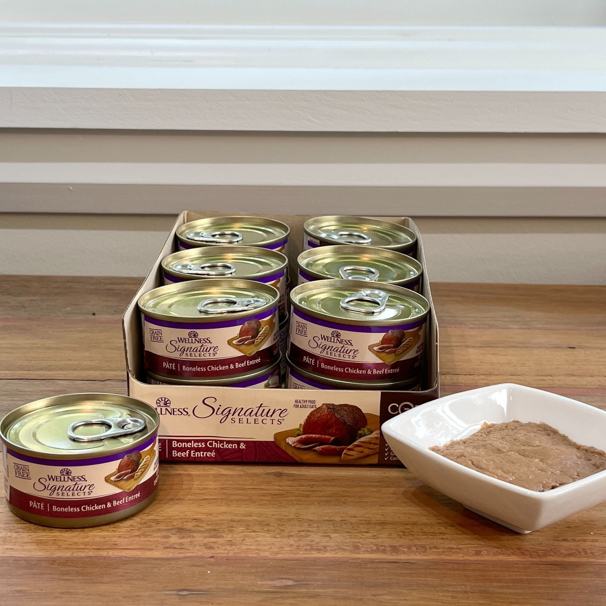 Wellness Core Wet Cat Food Signature Selects Boneless Chicken & Beef