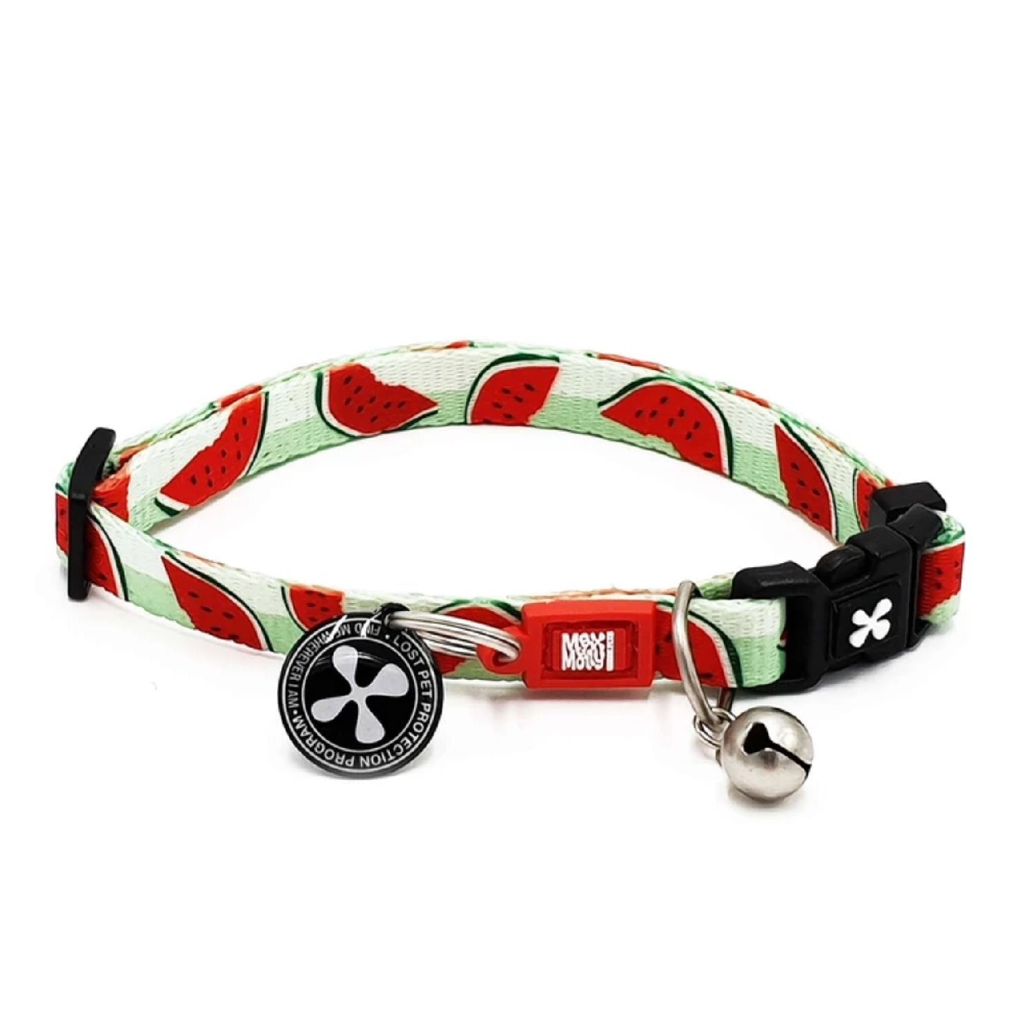 Max & Molly Smart Id Cat Collar - Watermelon 01