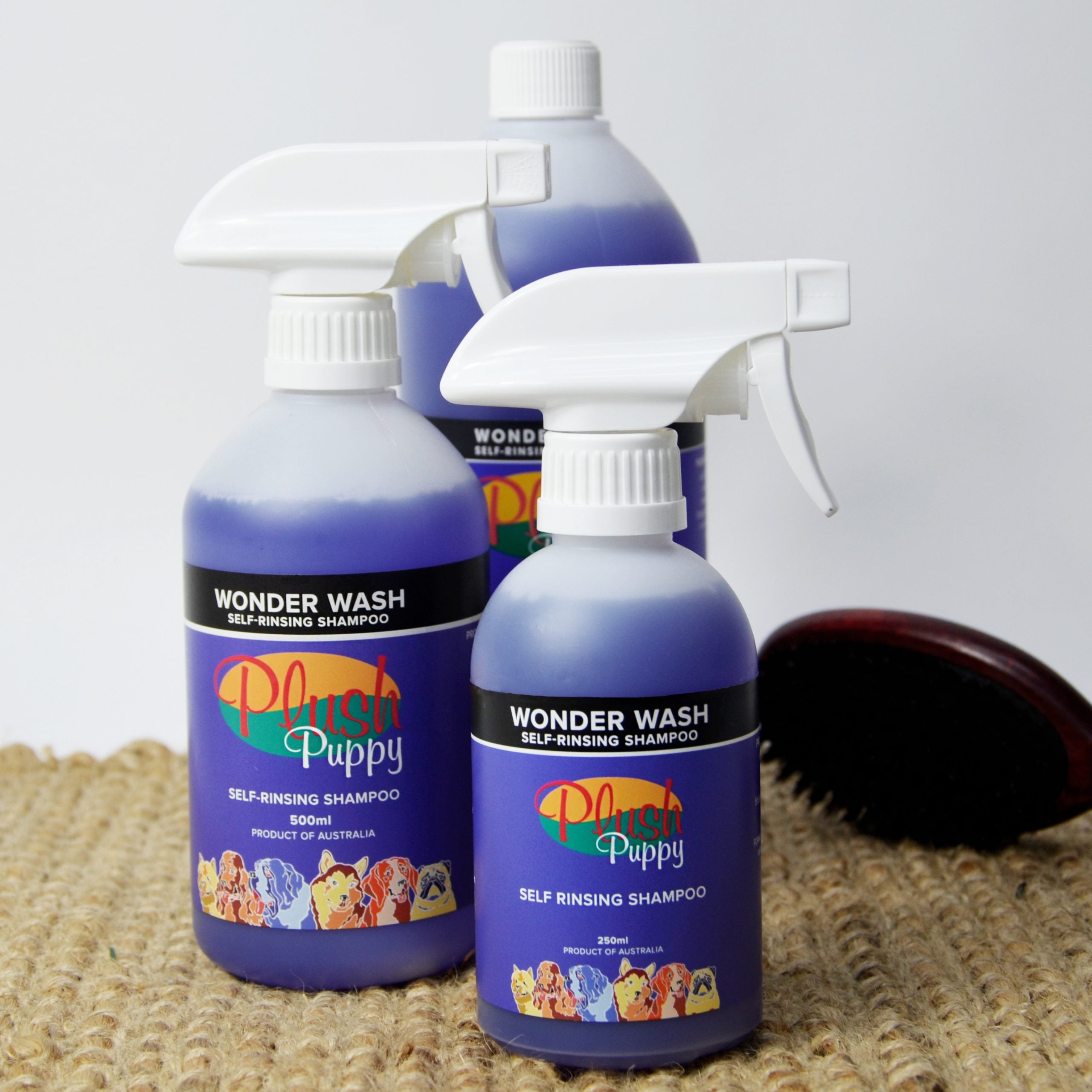 Plush Puppy Wonder Wash Bathing Alternative Self Rinsing Shampoo 01