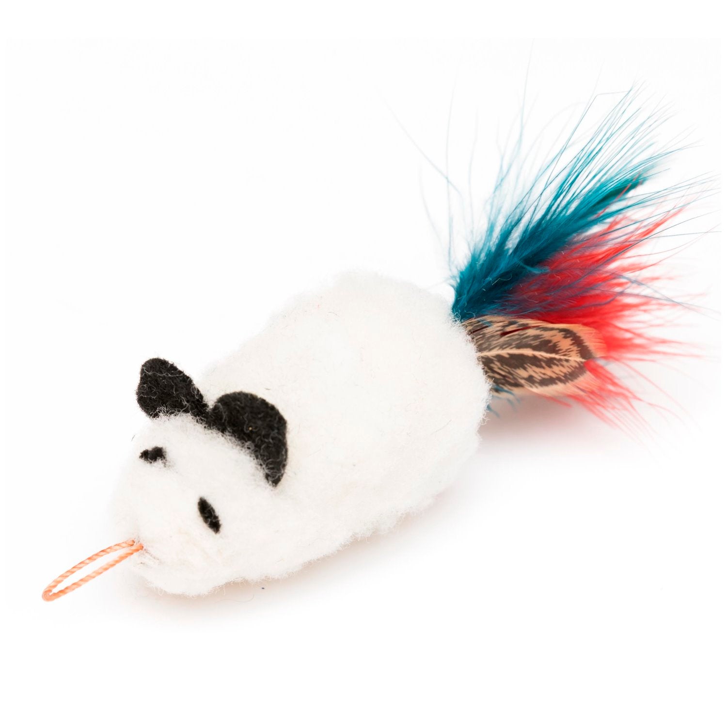 Cat Lures Replacement for Cat Lures & Wands - Wooly Feather Mouse | PeekAPaw Pet Supplies