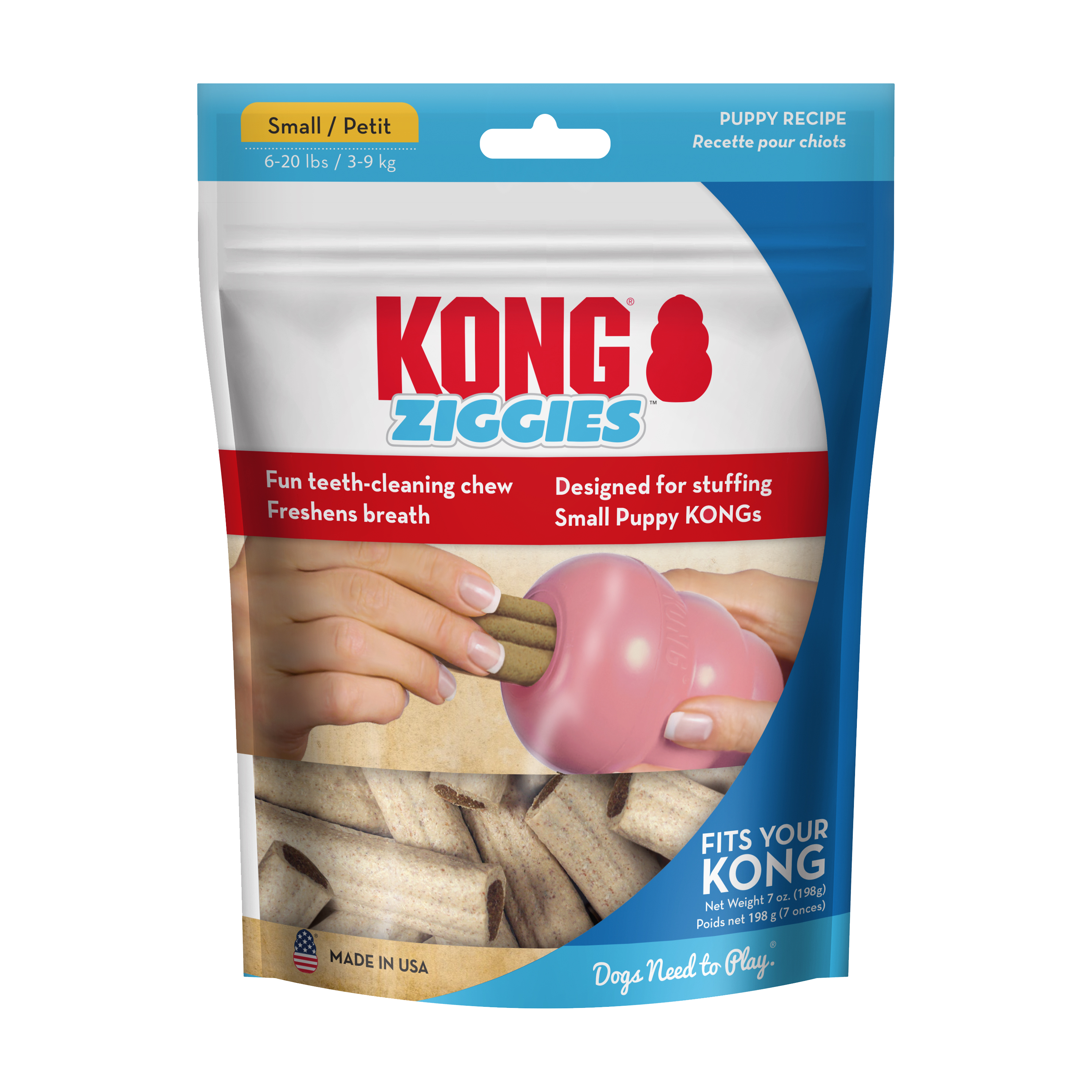 KONG Dog Treats Ziggies Puppy 01