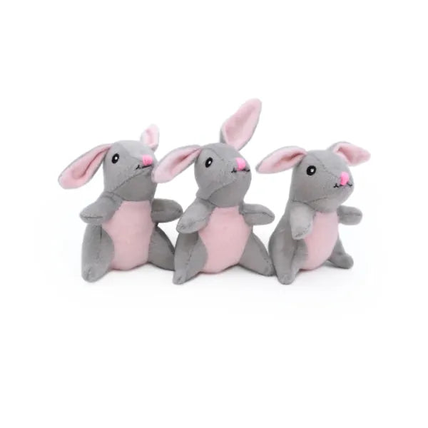 Zippy Paws Dog Toys Plush Burrow - Bunny 'n Carrot 03