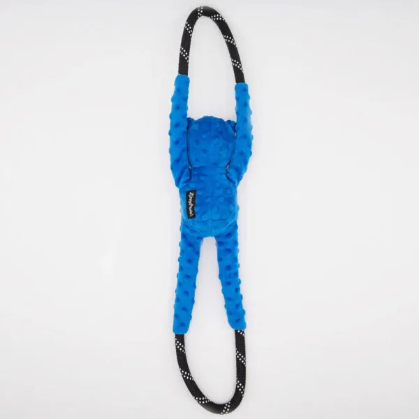 Zippy Paws Dog Toys Plush RopeTugz - Hanukkah Bear 02