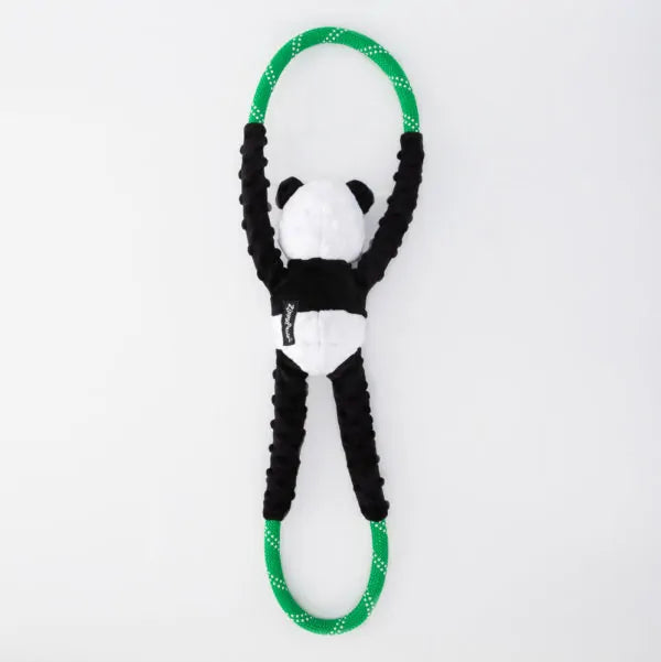 Zippy Paws Dog Toys Plush RopeTugz - Panda 02