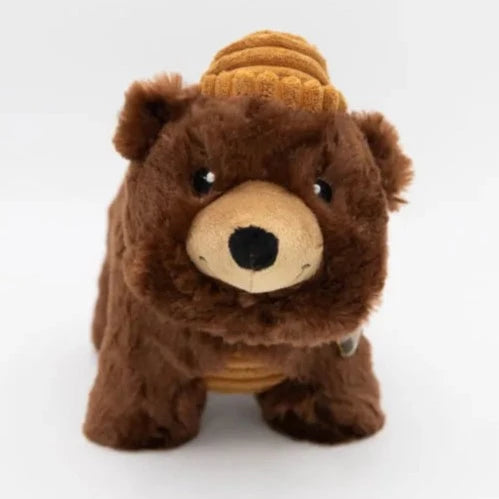 Zippy Paws Dog Toys Plush Grunterz - Bear 02