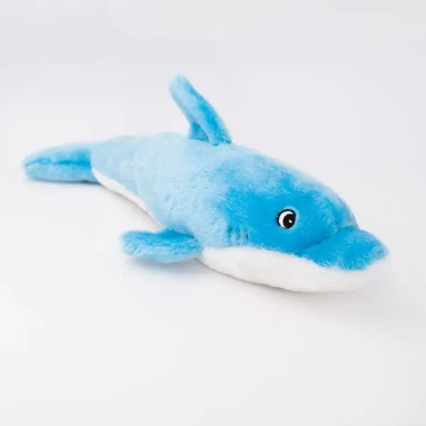 Zippy Paws Dog Toys Plush Jigglerz - Dolphin 02