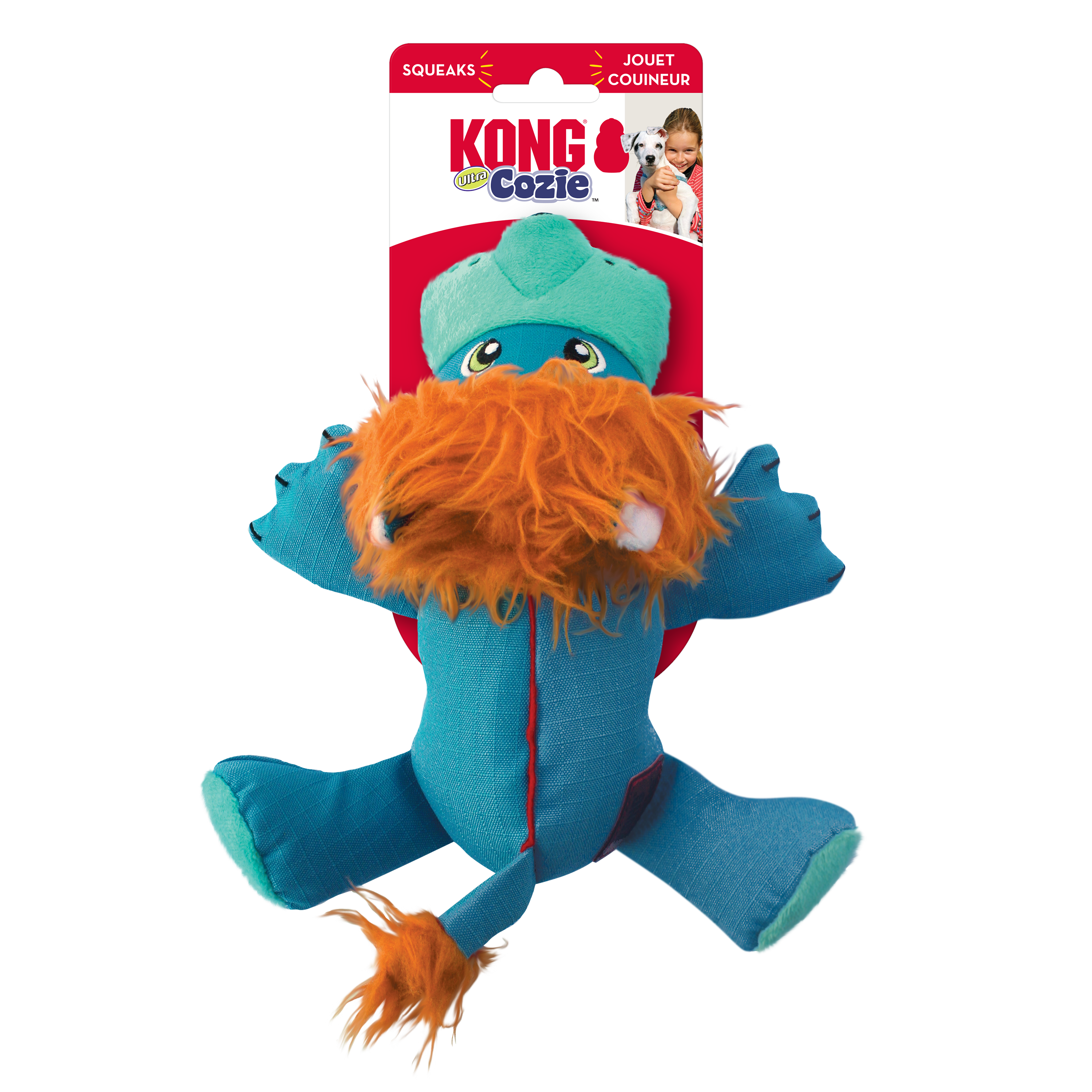 KONG Dog Toys Cozie Ultra Lucky Lion 01
