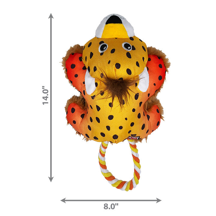 KONG Dog Toys Cozie Tuggz Cheetah 02