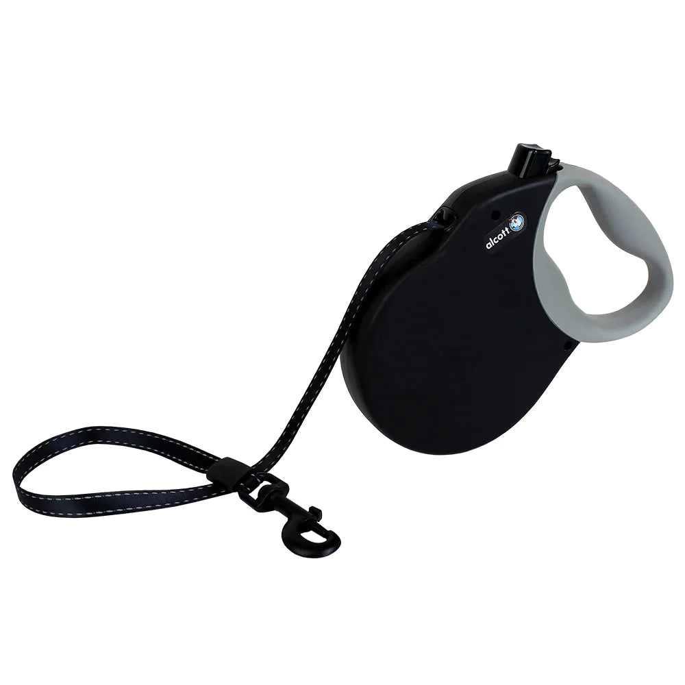 Alcott Expedition Retractable Dog Leash - Black