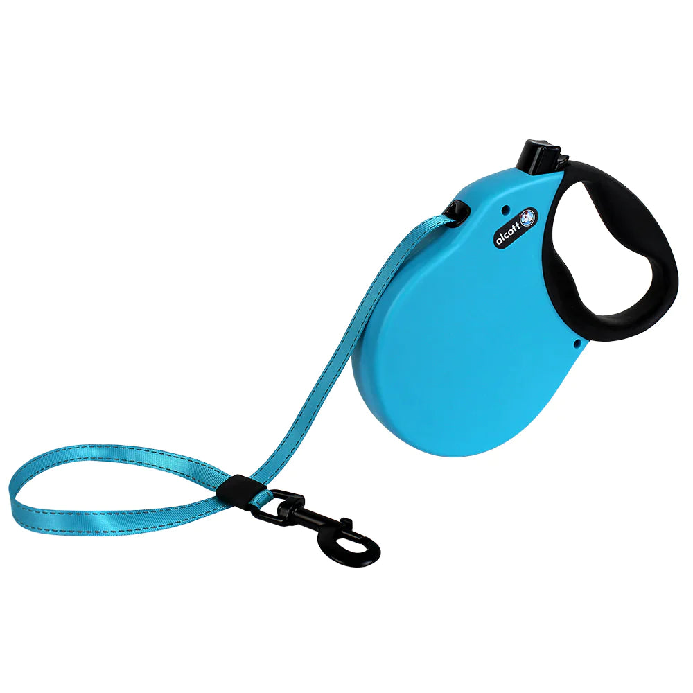 Alcott Expedition Retractable Dog Leash - Blue