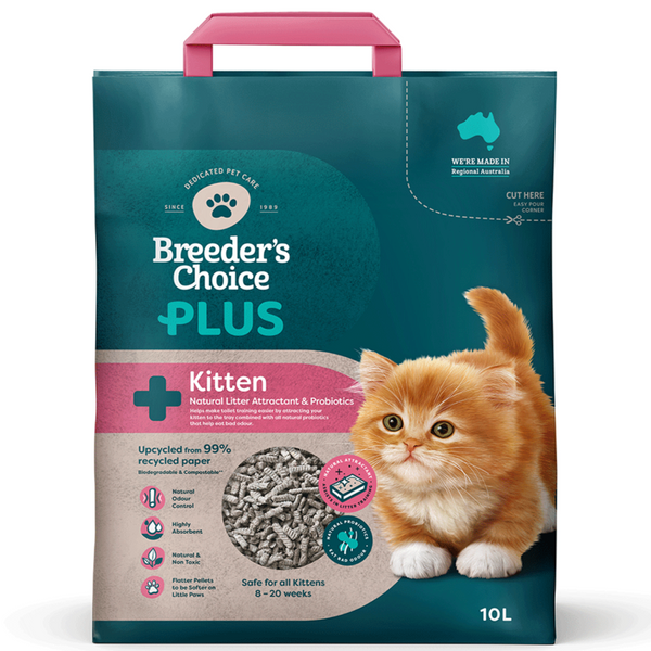 Breeders Choice Plus Kitten Litter 10l