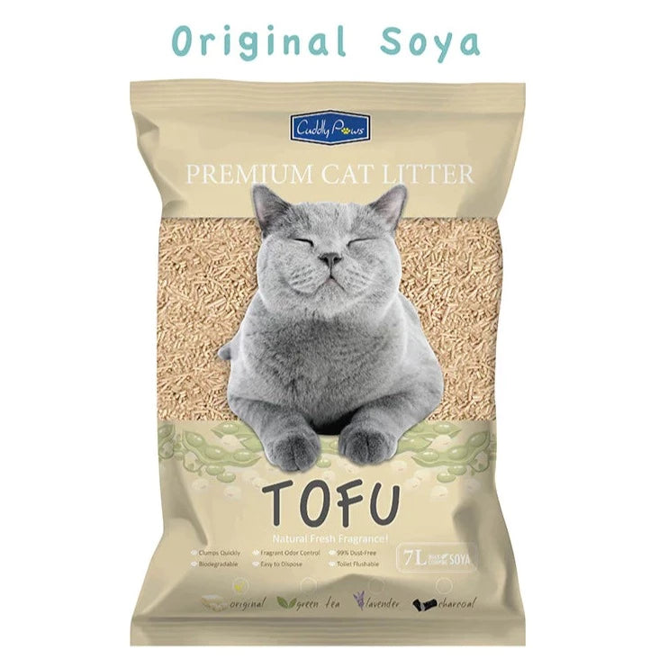 Cuddly Paws Soy Cat Litter 7L Original