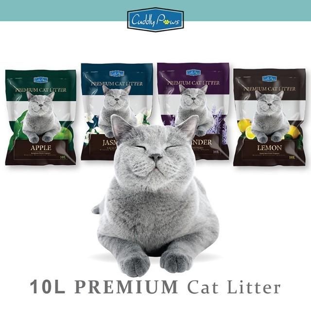 Cuddly Paws Bentonite Cat Litter 10L 01