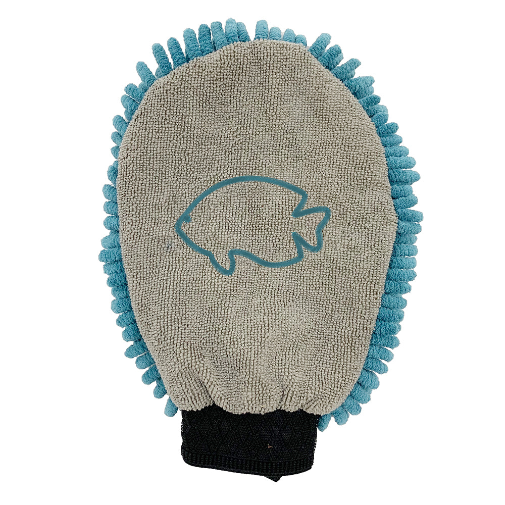 D.GS Dog Gone Smart Aqua Sponge Mitt - Pacific Blue | PeekAPaw Pet Supplies