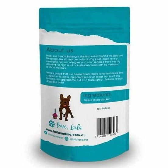 Laila & Me Freeze Dried Raw Chicken Heart Treats