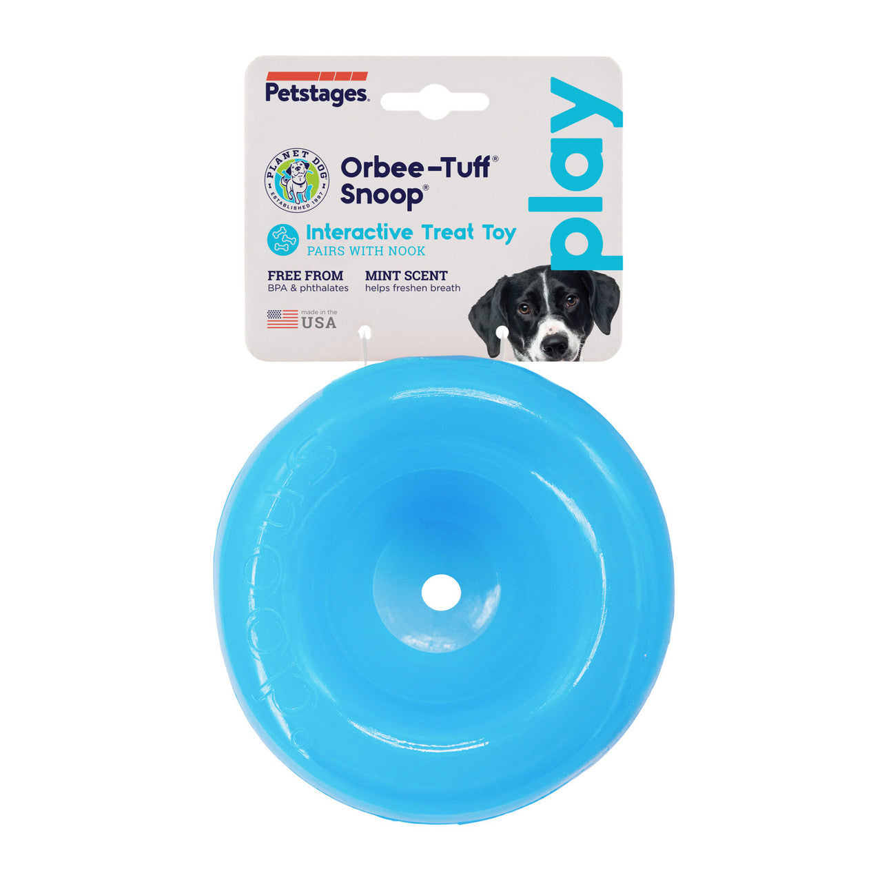 Planet Dog Orbee-Tuff Snoop Interactive Treat Dispensing Dog Toy