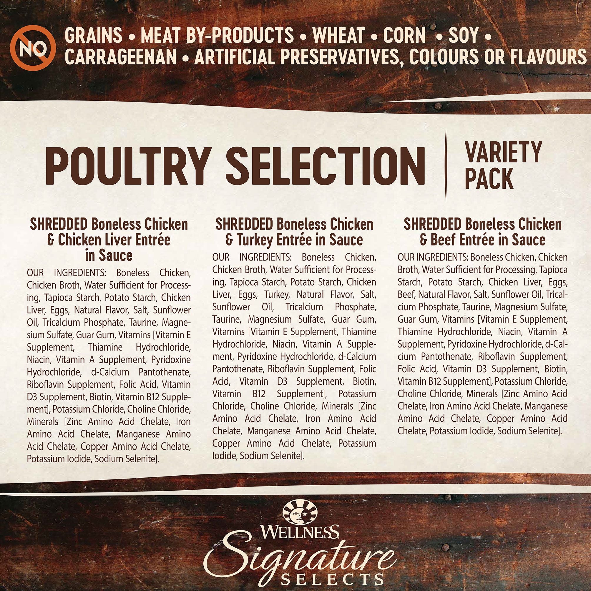 Wellness Core Wet Cat Food Signature Selects Poultry Selection Variety Pack by Peekapaw