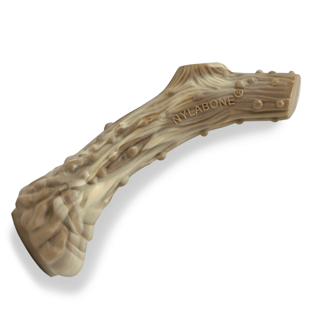 Nylabone Power Chew Durable Dog Toy Antler Alternative Venison Flavor