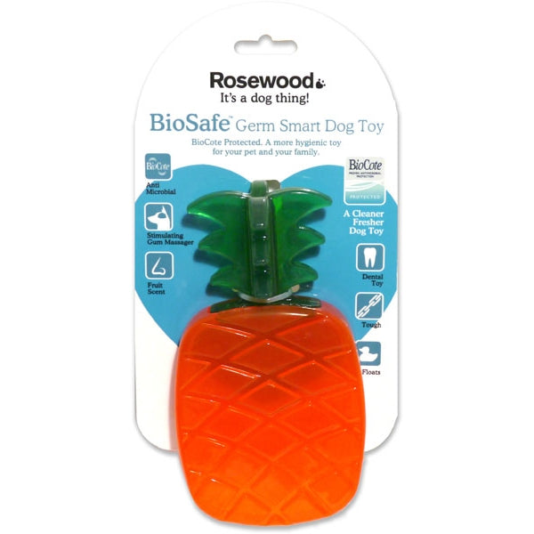 Rosewood Biosafe Dog Toys Pineapple