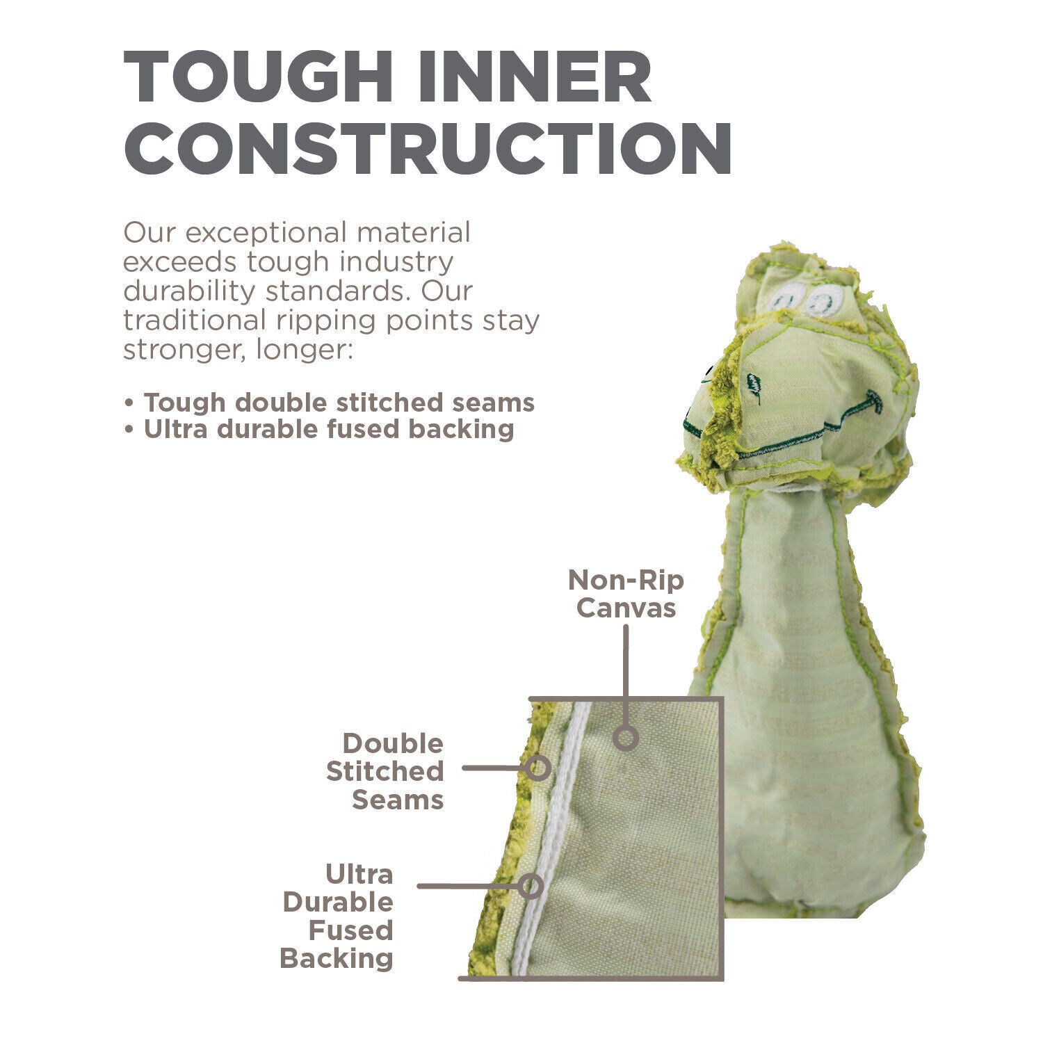 Charming Pet Longidudes Extra Long 75cm Plush Squeaker Dog Toy 05