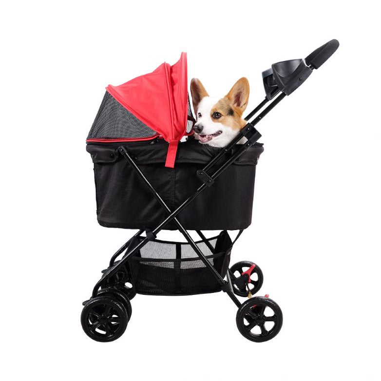 Ibiyaya Easy Strolling Pet Buggy Travel Carriage 09