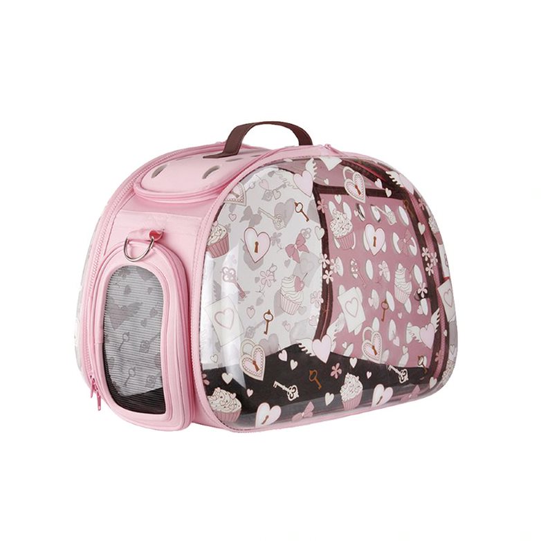 Ibiyaya Valentine Transparent Hardcase Portable Carrier, Design for Travel, Outdoor Use 01