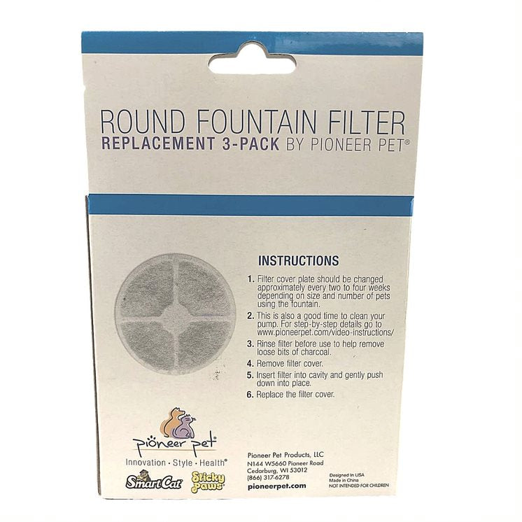 Pioneer Pet Replacement Filters for The Vortex Fountain 3039