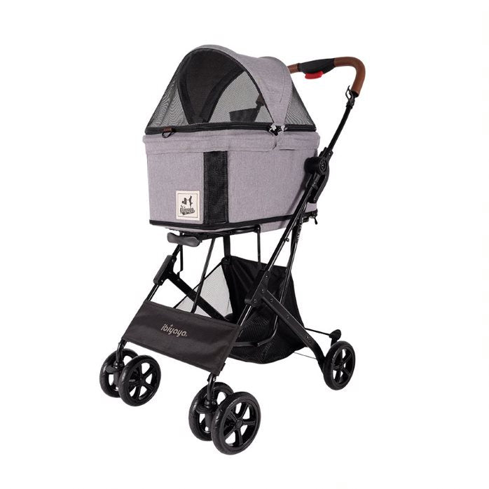 Ibiyaya Travois Tri-Fold 3-in-1 Pet Stroller Car Seater Carrier 02