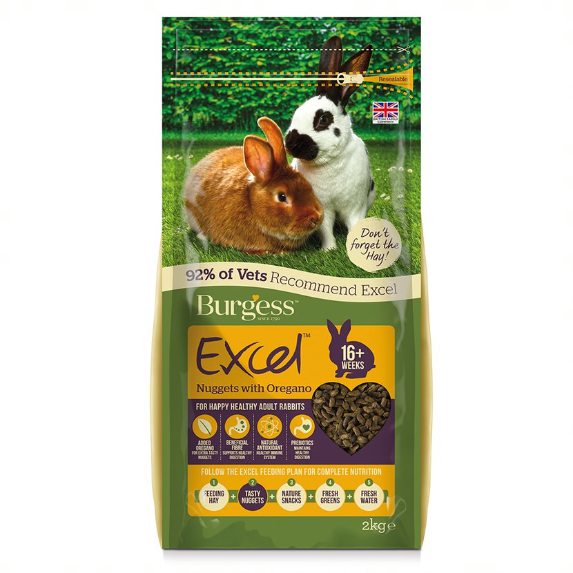 Burgess Excel Rabbit Nuggets Oregano 2kg