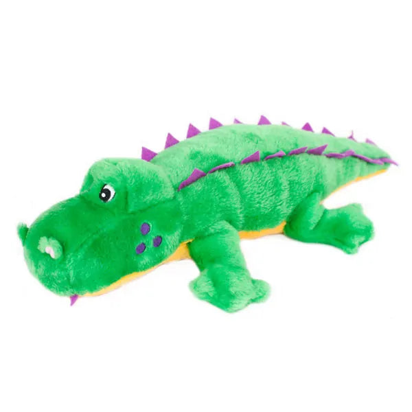 Zippy Paws Dog Toys Plush Grunterz - Alvin the Alligator 02