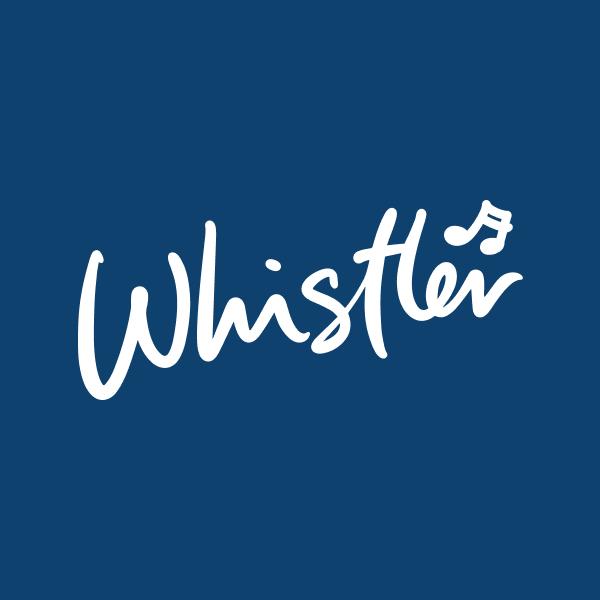 Whistler bird food logo