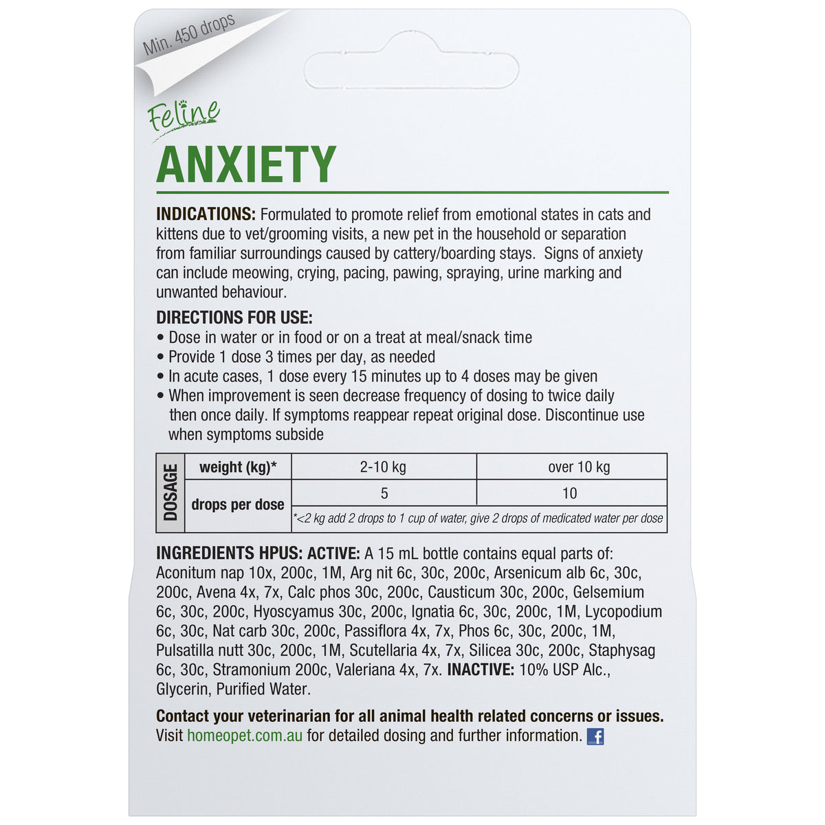 HomeoPet Feline Anxiety Drops - image 2