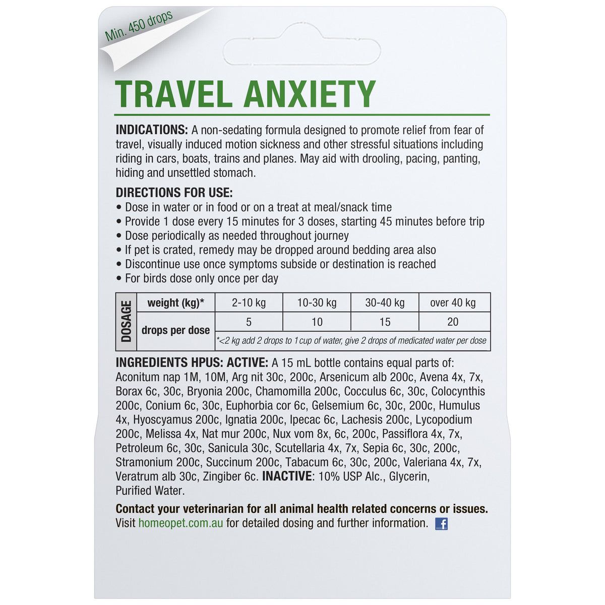 HomeoPet Travel Anxiety Drops - image 2