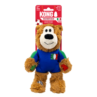 KONG Dog Toys Wild Knots Sport Bear Italy in retail packaging