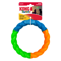KONG Dog Toys Twistz High-Viz Ring shown in its retail packaging