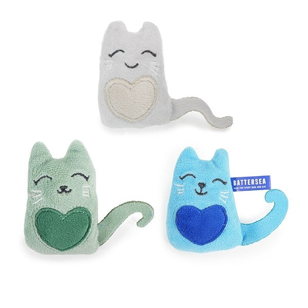 Rosewood Battersea Catnip Cats Cat Toy Set of 3