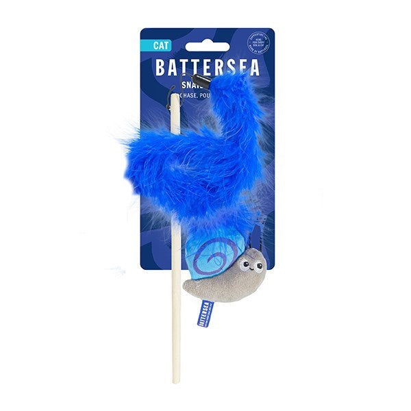 Rosewood Cat Toys Battersea Bugs Snail Teaser