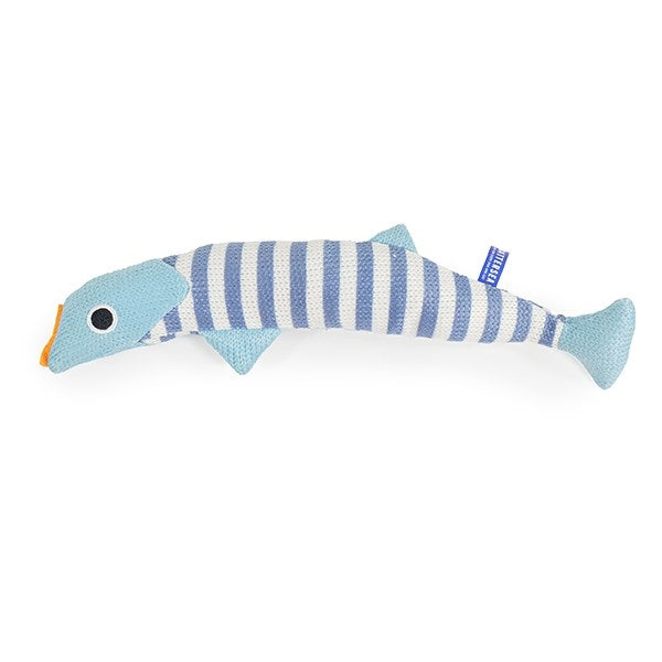 Rosewood Cat Toys Battersea Catnip Kicker Fish Stripe