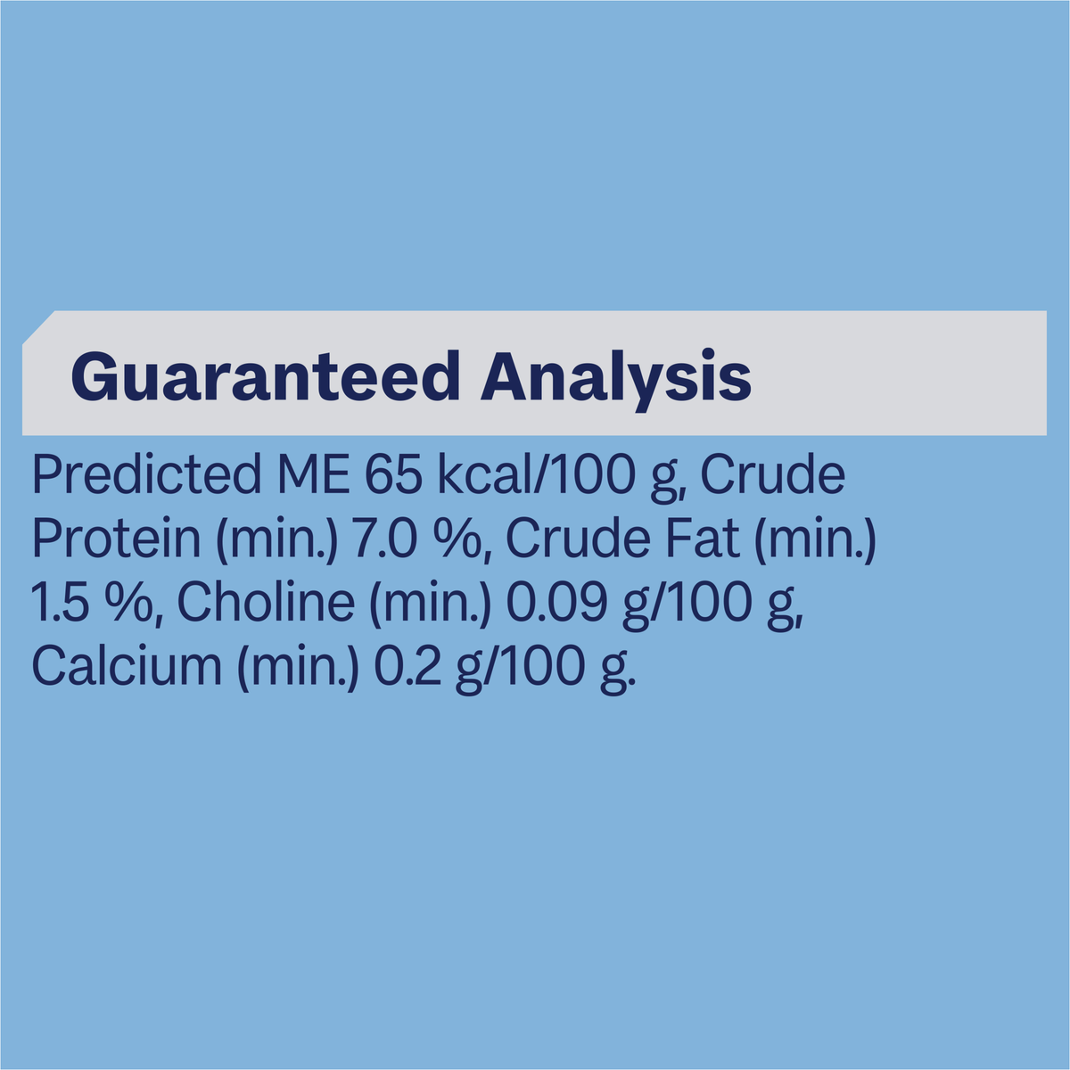 ADVANCE Kitten with Chicken in Jelly guaranteed analysis panel