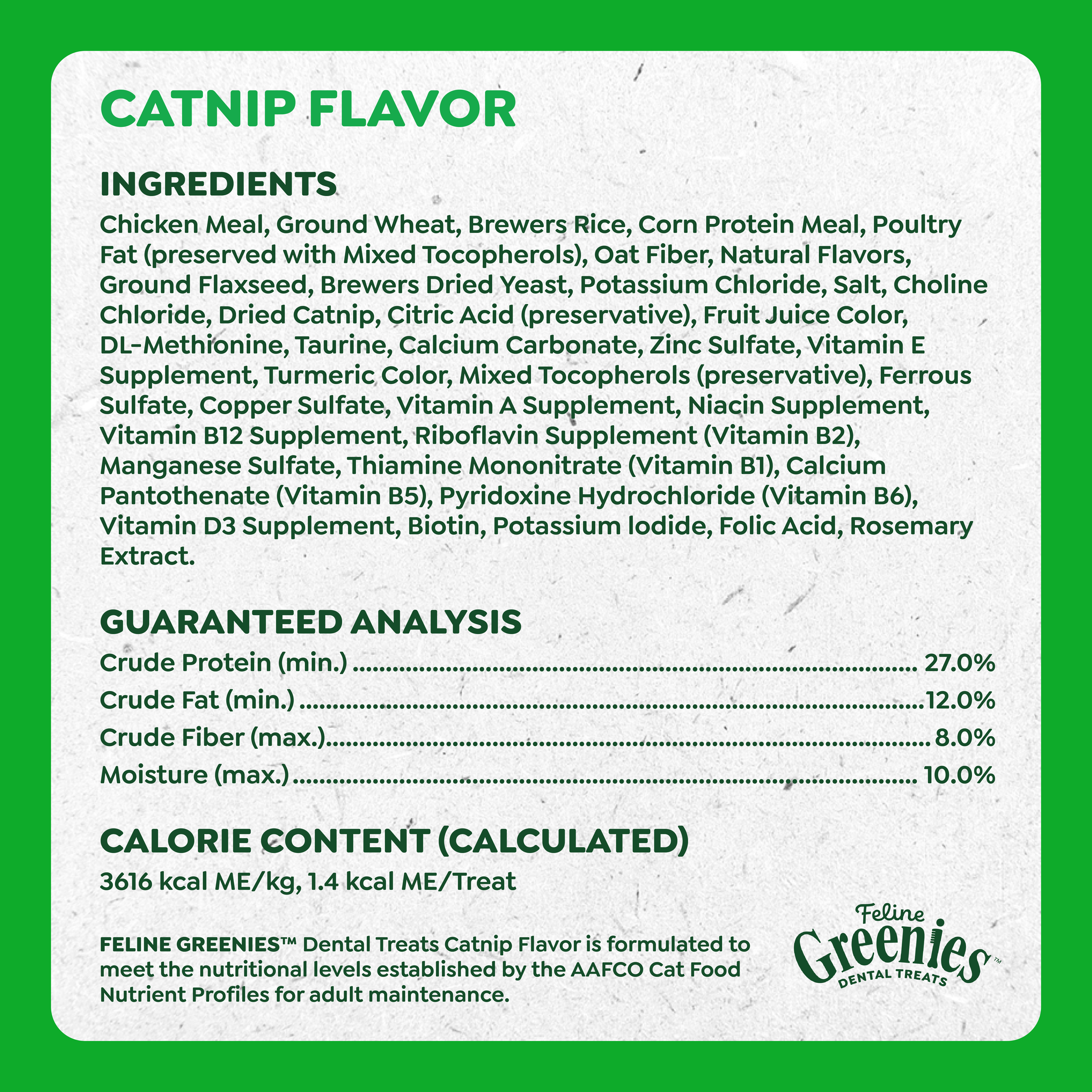 GREENIES Feline Dental Cat Treat Catnip Flavour product detail 6