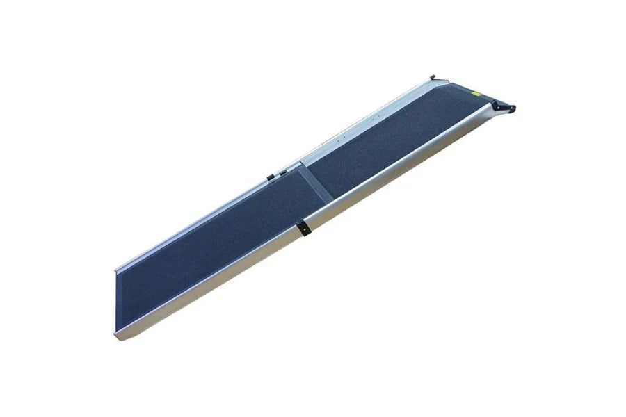 Zeez Deluxe Telescoping Pet Ramp extended side view