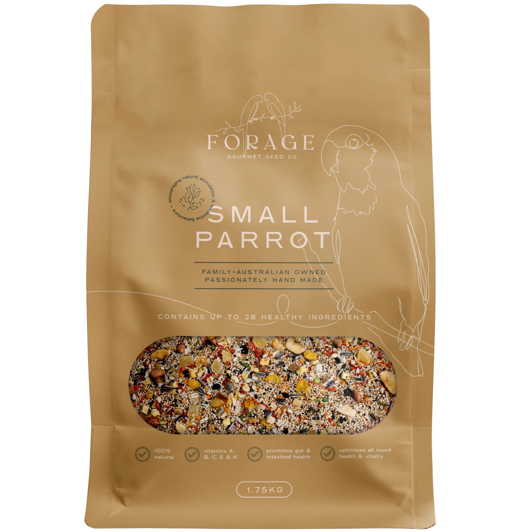 Forage Gourmet Bird Seed - Small Parrot