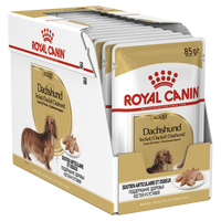 Royal Canin Dachshund Adult loaf wet dog food, carton of 85g pouches