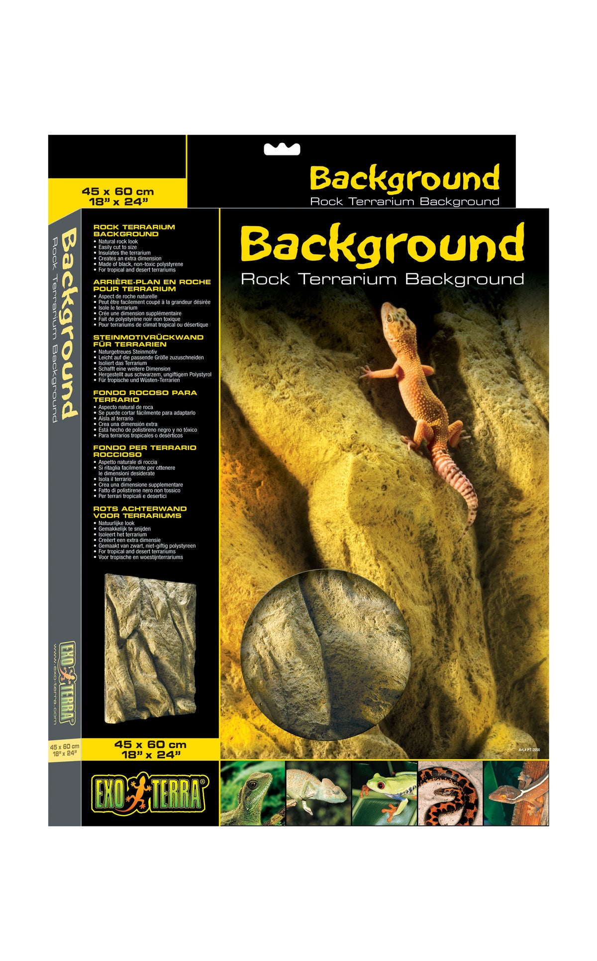 Exo Terra Rock Terrarium Background 45 & 60cm | PeekAPaw
