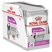 Royal Canin Relax Care Loaf Wet Dog Food pack