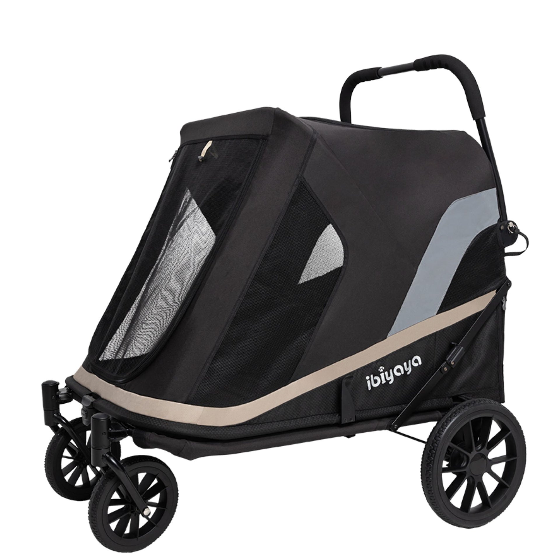 dog stroller australia Ibiyaya Grand Cruiser Large 50kg Gen7Pets Monaco Pet Stroller Three Rod Holders Size:Lexa-HD 300HSL-P 7.4:1 Left Hand Pet parents