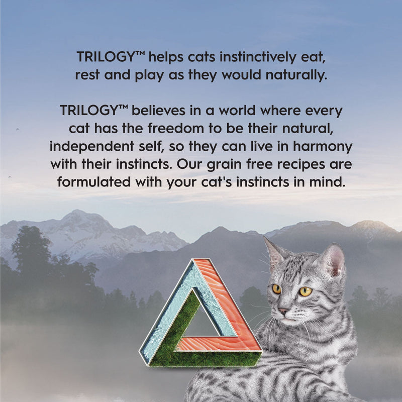 Trilogy Wet Adult Cat Food Wild Caught Alaskan Salmon in Rich Bone Broth