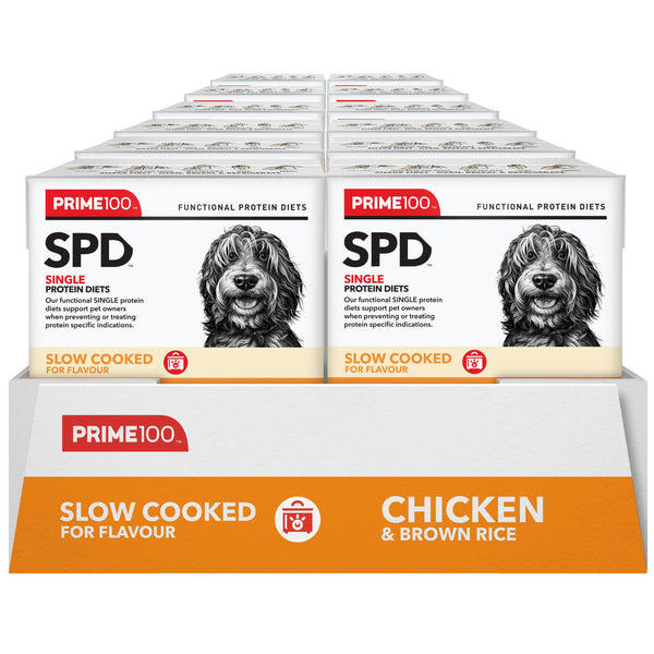 Prime100 SPD Slow Cooked Wet Dog Food Chicken & Brown Rice